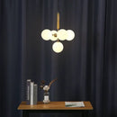 GobekUsa Golden Glass Balls Chandelier Ceiling Light for Elegant Home Decor