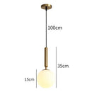 GobekUsa Golden Glass Balls Chandelier Ceiling Light for Elegant Home Decor