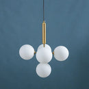 GobekUsa Golden Glass Balls Chandelier Ceiling Light for Elegant Home Decor