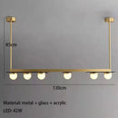 GobekUsa Gray Glass LED Chandeliers: Modern Art Deco Lighting for Dining Room, Kitchen & Parlor