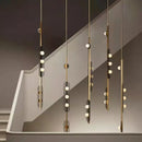 GobekUsa Gray Glass LED Chandeliers: Modern Art Deco Lighting for Dining Room, Kitchen & Parlor