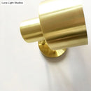 GobekUsa Modern Brass Grenade Shade Wall Sconce - Head Corridor Wall Light