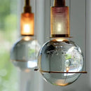 GobekUsa Crystal Ball LED Pendant Light for Dining Room Living Bedroom Bedside