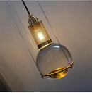 GobekUsa Crystal Ball LED Pendant Light for Dining Room Living Bedroom Bedside