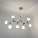 GobekUsa Iron Magic Molecular Pendant Lights for Living Room Dining Room Decor