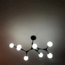 GobekUsa Iron Magic Molecular Pendant Lights for Living Room Dining Room Decor