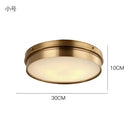 GobekUsa Brass LED Ceiling Lights - Modern Home Lighting Flush Mount Luminaire