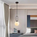 GobekUsa Brass LED Pendant Lights with Natural Marble Finish and Adjustable G9 Bulb