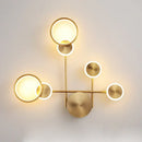 GobekUsa Brass LED Wall Light: Modern Nordic Decor Sconce for Kitchen, Bedroom, Living Room