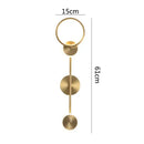 GobekUsa Brass LED Wall Light: Modern Nordic Decor Sconce for Kitchen, Bedroom, Living Room