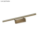 GobekUsa Modern Metal Bronze LED Wall Mounted Vanity Light with Slim Design and Warm White Lighting, 16"/21.5" Wide