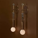 GobekUsa Brass Marble Ball Wall Sconce LED Dimmable Classic Home Decoration