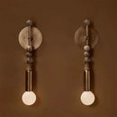 GobekUsa Brass Marble Ball Wall Sconce LED Dimmable Classic Home Decoration