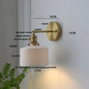 GobekUsa LED Wall Lamp Sconce Up Down Rotate Pull Chain Switch Modern Stair Light Fixtures