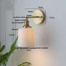 GobekUsa LED Wall Lamp Sconce Up Down Rotate Pull Chain Switch Modern Stair Light Fixtures