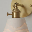GobekUsa LED Wall Lamp Sconce Up Down Rotate Pull Chain Switch Modern Stair Light Fixtures