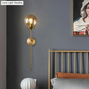 GobekUsa Modern Glass Wall Mount Lamp: Sleek Brass Sconce Light with Pencil Arm