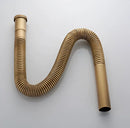 Modern brass pop up drain for bathroom sink four finishes by Decorbites