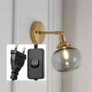 GobekUsa Glass Ball Wall Sconce Modern Wandlamp Stair Light for Bedroom Bathroom Mirror
