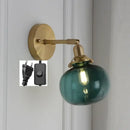 GobekUsa Glass Ball Wall Sconce Modern Wandlamp Stair Light for Bedroom Bathroom Mirror