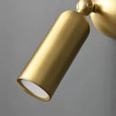 GobekUsa Brass Rotatable LED Wall Sconces, 3-Color Dimming, Modern Copper Design