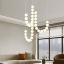 GobekUsa Brass Round LED Pendant Lights Adjustable Wire Copper Aluminium Lamps