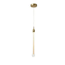 GobekUsa 3W Round Stairs LED Chandelier: K9 Crystal, Metal Fixture, DIY Lamp for Villa