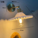 GobekUsa Clear Glass LED Wall Sconce | Modern Copper Bathroom Mirror Stair Light