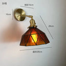 GobekUsa Clear Glass LED Wall Sconce | Modern Copper Bathroom Mirror Stair Light