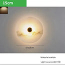 GobekUsa Brass Stone Pendant Light Dimmable E14 Bulb for Dining Room