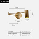 GobekUsa Adjustable Swing Arm Wall Lamp for Bedroom, Restaurant, and Luxury Ambiance