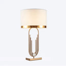 GobekUsa Brass Table Lamp: Modem Luxury Antique Gold Lighting for Home Decor & Office Room