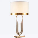 GobekUsa Brass Table Lamp: Modem Luxury Antique Gold Lighting for Home Decor & Office Room