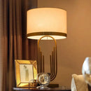 GobekUsa Brass Table Lamp: Modem Luxury Antique Gold Lighting for Home Decor & Office Room