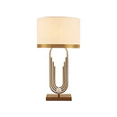 GobekUsa Brass Table Lamp: Modem Luxury Antique Gold Lighting for Home Decor & Office Room
