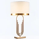 GobekUsa Brass Table Lamp: Modem Luxury Antique Gold Lighting for Home Decor & Office Room