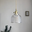 GobekUsa Glass LED Pendant Light Fixture for Modern Home Decor