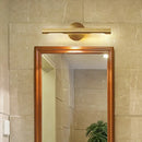 GobekUsa Gold 2-Head Tube Vanity Light | Simple Metal Bathroom Wall Sconce