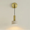 GobekUsa Brass Wall Lamp: Minimalist Nordic Style Sconce for Living, Bathroom, Aisle Lighting