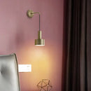 GobekUsa Brass Wall Lamp: Minimalist Nordic Style Sconce for Living, Bathroom, Aisle Lighting
