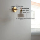 GobekUsa Clear Glass LED Wall Lights Pull Chain Switch Modern Bedside Lamp