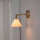 GobekUsa Clear Glass LED Wall Lights Pull Chain Switch Modern Bedside Lamp