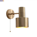 GobekUsa LED Wall Lamp with Pull Chain Switch for Modern Home Decor