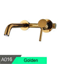GobekUsa Brass Wall Mount Basin Faucet: Single Handle Vessel Sink Mixer Tap