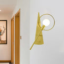 GobekUsa Modern Brass Wall Mounted Loop Sconce Light Fixture for Bedroom