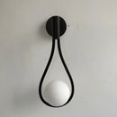 GobekUsa Brass Wall Sconce Glass Ball Modern LED Lighting