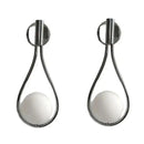 GobekUsa Brass Wall Sconce Glass Ball Modern LED Lighting