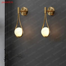 GobekUsa Brass Wall Sconce Glass Ball Modern LED Lighting