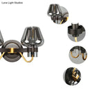 GobekUsa Modern Conical Porch Wall Mount Glass Light Fixture with 1-Light