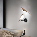 GobekUsa Bird Wall Light Night Modern Fixture Iron Lamp Living Room LED